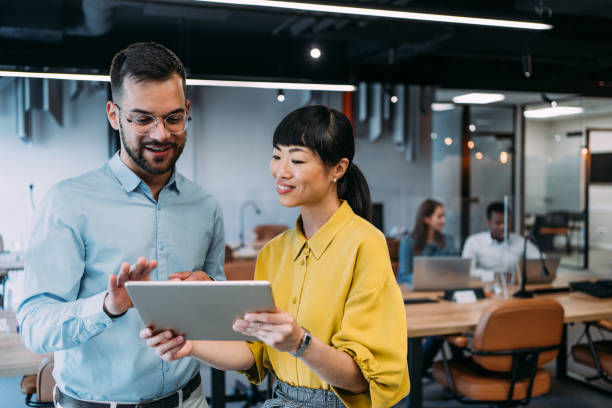 istock Business people in the office. 2148092485