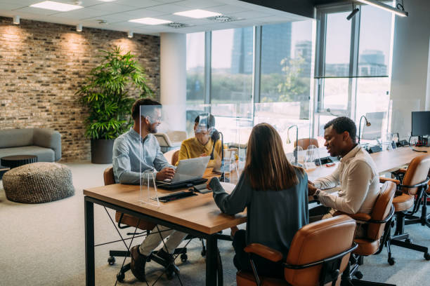 istock Business persons on meeting in the office. 2148092487