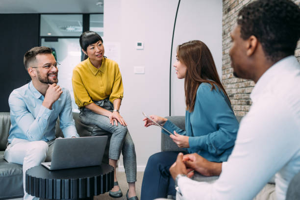 istock Businesspeople on meeting in the office. 2148092489