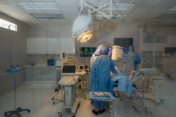 istock Doctor, nurse doing surgery on patient. 2148099274
