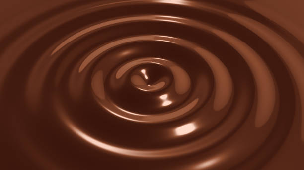 istock Animation waving surface of hot chocolate 2148100289