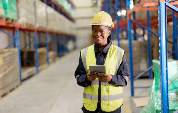 istock Female employees checking products. 2148101127