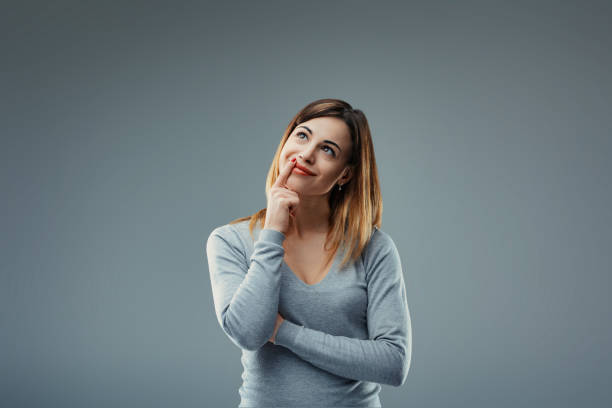 istock Dreamer's look, contemplating vast, unknown possibilities 2148101959