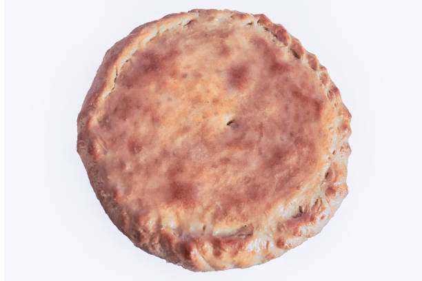 istock Traditional Caucasian dish. Ossetian pies. Isolate on a white background. 2148102523