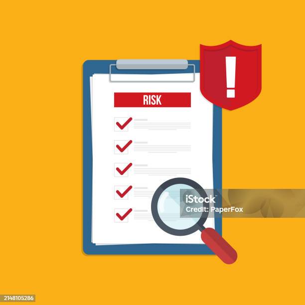 Routine Risk Image Risk Control Risk Management Concept Vector Illustration Stock ...