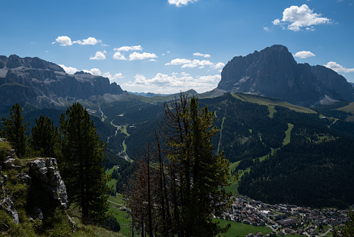Landscapes of the Italian Dolomites in summer