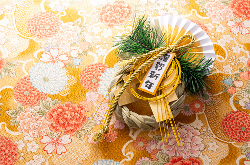 Japanese style new year decorations
