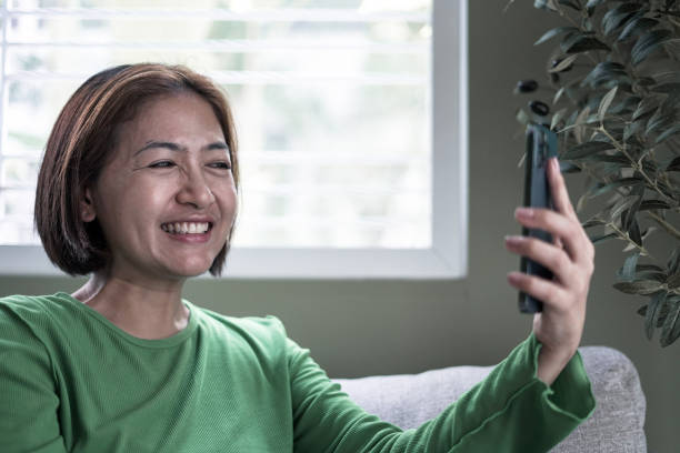 istock Women Video call mobile phone 2148110941
