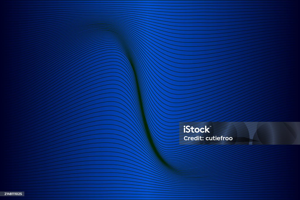 Quiet Abstract Quiet Abstract Wave Lines Background Stock Illustration - Download ...