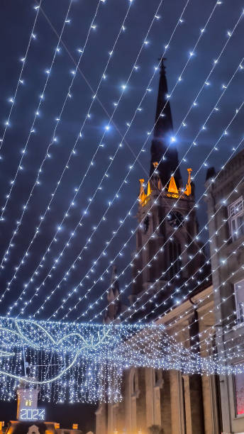 istock Novi Sad decorated with Christmas lights 2148111548