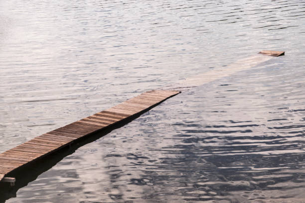 istock Wooden boardwalk closeup 2148111627