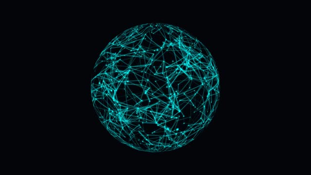 plexus planet sphere of dots and lines, social networks, communication, business, Graphic Plexus Futuristic concept