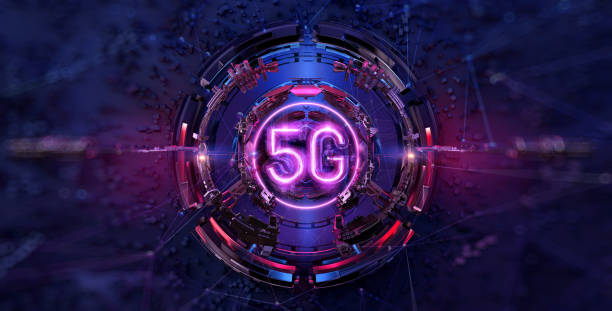 istock High speed wireless mobile 5G network promo design. New generation wifi 5G technology mobile internet business, IoT internet of things landing page background, wireless system communication 3D concept 2148113232