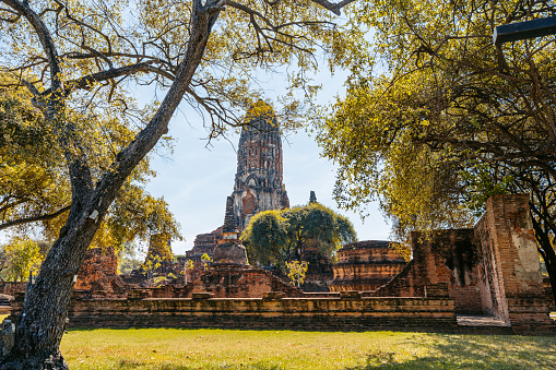 Wat Phra Ram in Ayutthaya in Thailand.
