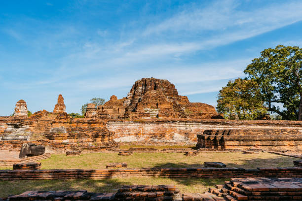 Wat Mahathat in Ayutthaya in Thailand.