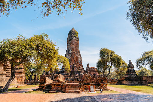 Wat Phra Ram in Ayutthaya in Thailand.