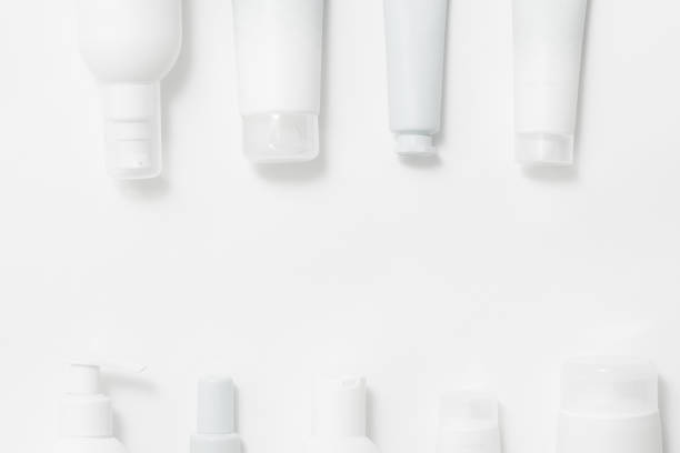 istock Tubes with cosmetic products on white background with text space 2148115684