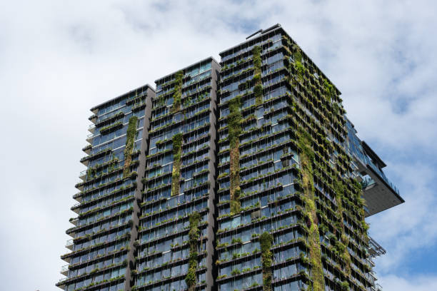 istock Top section of a planted highrise building 2148118650