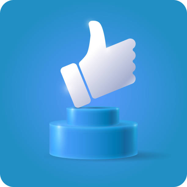 istock A poster with thumbs up. An illustration for a product recommendation. 2148120439