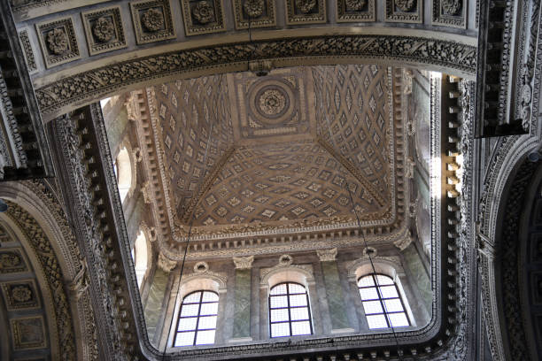 Eglise Saint-Exupere is an amazing old church was built in 1620 as a chapel of the Carmelite.  It has been clasdified as an historic monument since 1974. The image shows the ceiling of the curch a great architectural feature.