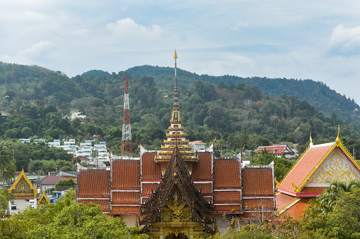 View of wat chalong in Phuket city .