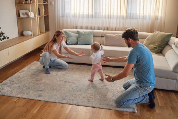 istock First steps of our baby 2148129357