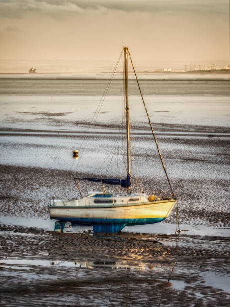 Low tide at Southend-on-Sea, England, United Kingdom
