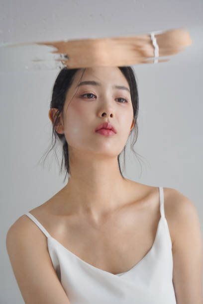 istock Young Korean Women's Moisturizing Skincare Image 2148131651