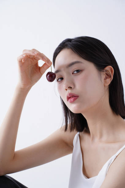 istock Young Korean woman's natural toned skincare image 2148131760