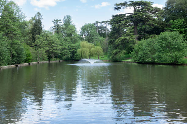Public Park And Lake In Stroud, England