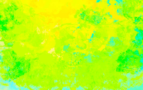 istock Abstract Watercolor Background in Green and Yellow 2148136002