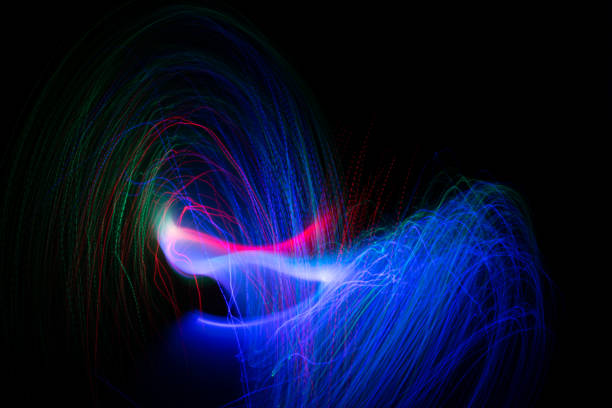 lines of light in the dark