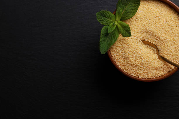 Couscous steamed granules of rolled Semolina