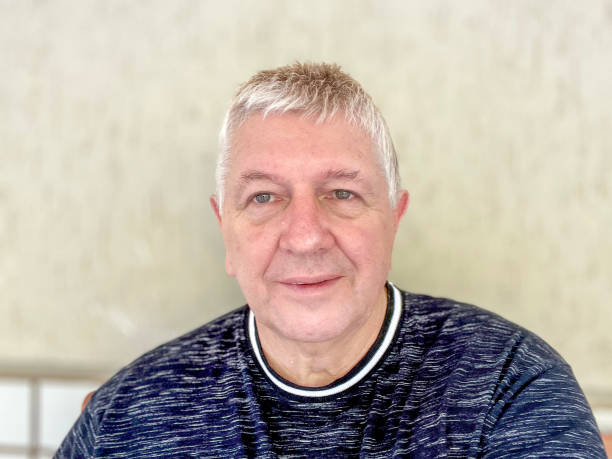 istock Senior Caucasian man selfie indoors 2148142455