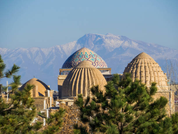 Shah-i-Zinda (English translation: The Living King), Samarkand, Uzbekistan