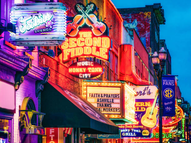 istock Nashville's Lower Broadway crowded with neon signs 2148150324