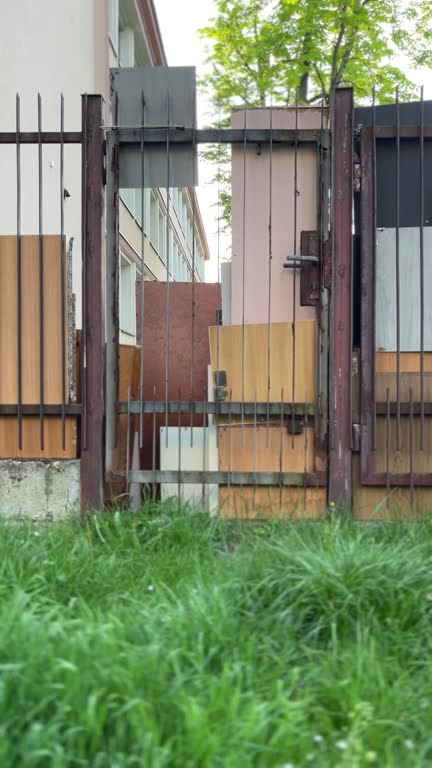 Old Furniture Under the Fence