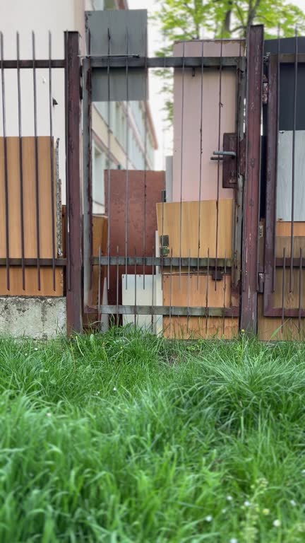 Old Furniture Under the Fence