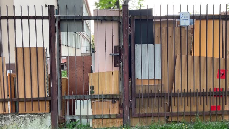 Old Furniture Under the Fence