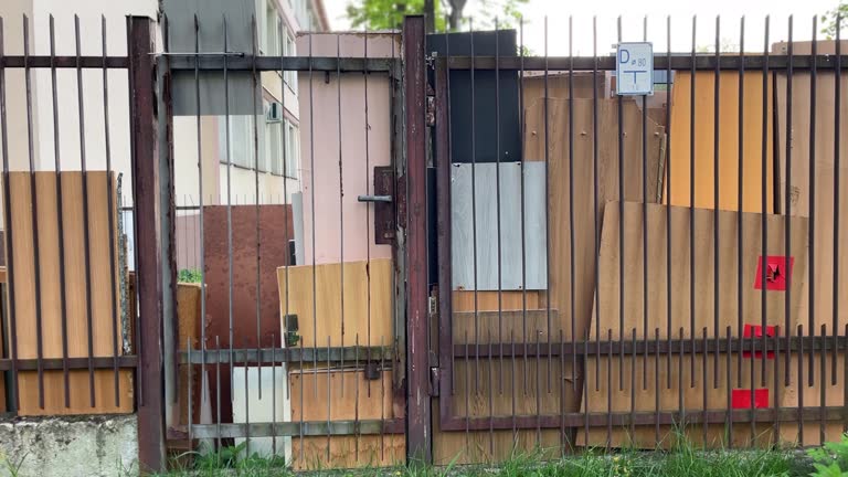 Old Furniture Under the Fence