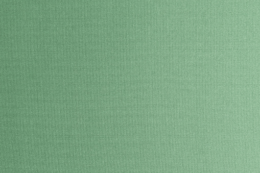 Fine authentic silk fabric wallpaper texture pattern background in shiny dark grass green