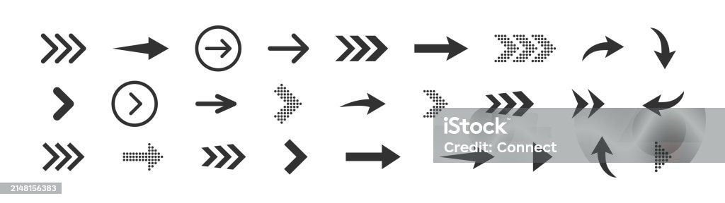 Arrow Right Next Direction Vector Cursor Pointer Navigation Interface ...