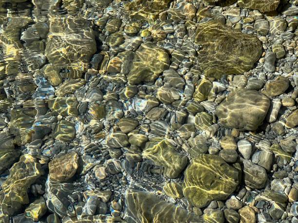 istock Pebbles and stones in transparent water 2148158507