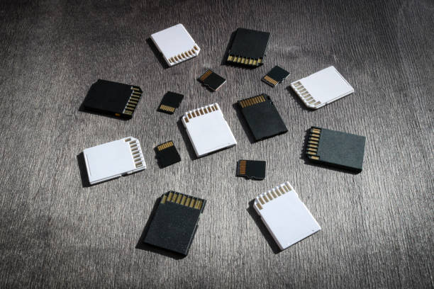 istock SD and microSD memory cards on a dark wooden background 2148161506