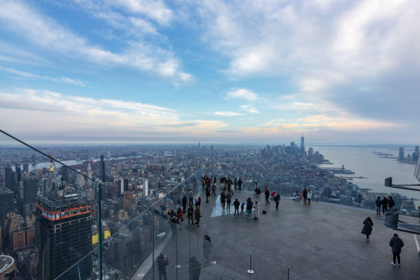 istock Sunset view from a skyscraper in New York (USA) 2148165403