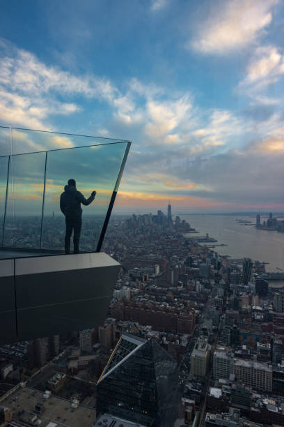 istock Sunset view from a skyscraper in New York (USA) 2148165431