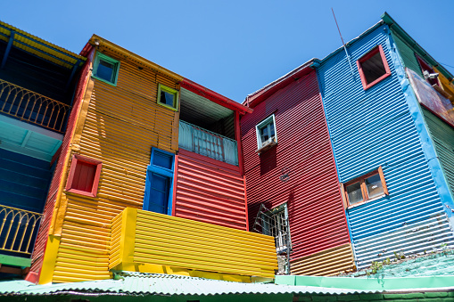 La Boca is one of the famous parts of Argenina´s capital. And is home of  the world´s famous soccer player