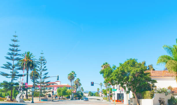 istock Crossroad in Santa Barbara on a sunny day 2148170802