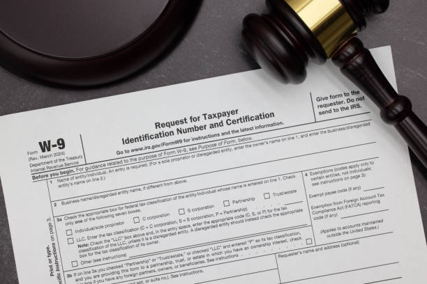 istock Request for Taxpayer Identification Number W-9 Legal Document Form 2148172682