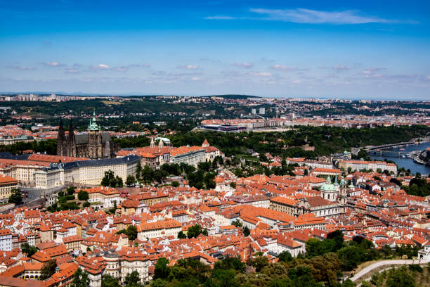 istock Panoramic view of Prague city centre 2148174046
